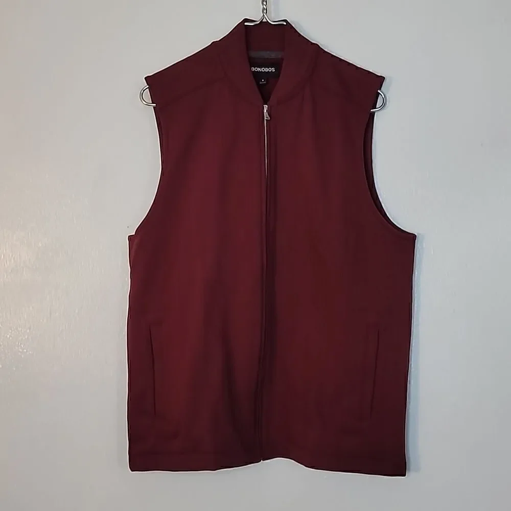 Bonobos Cotton Front Zip Vest - Picture 2 of 12
